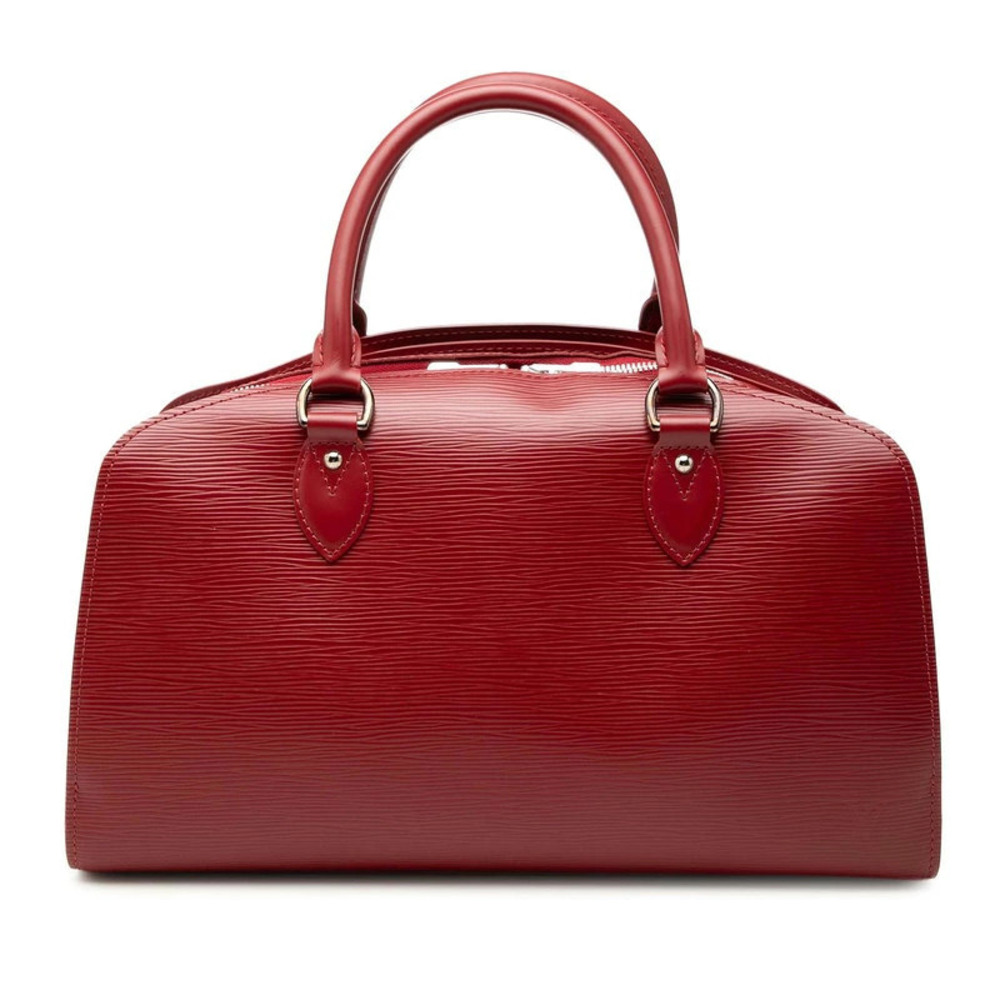 Louis Vuitton Epi Pont Neuf Handbag Ruby Red Leather
